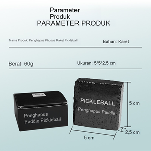 Una goma limpiadora especial para raquetas de pickleball elimina eficazmente el polvo y las manchas sin dañar la superficie. - Product Image 4