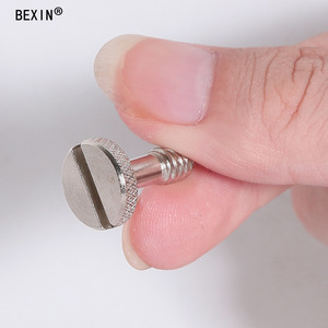 BEXIN 1/4 Inch Slotted <b>Flat</b> Head <b>Screw</b> Stainless Steel Quick Release Camera Mounting <b>Screw</b> - Product Image 1