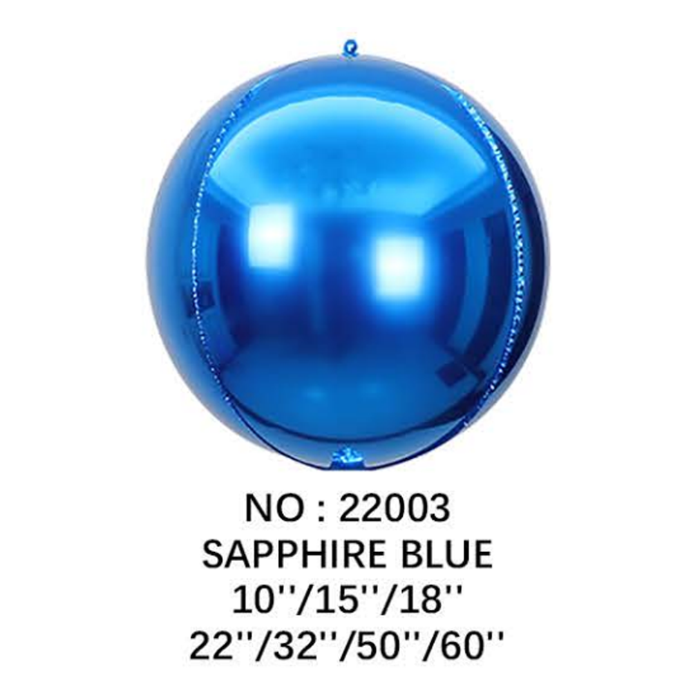 4D Sphere Balloons - Large Outdoor Foil Balloons for Parties