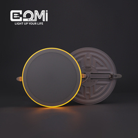 KEOU 18W/24W/36W Panneau lumineux LED à gradation RGB encastré Design éclairage latéral carré plastique/PC disponible 4000K 6500K ROHS SAA EMC