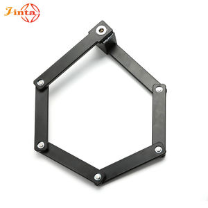 चीन फैक्ट्री हाई क्वालिटी फोल्डिंग लॉक की बाइक फोल्डेबल एंटी-चोरी लॉक बाइक लॉक ई-स्कूटर सुरक्षा - Product Image 3