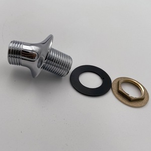 Connecteur d'angle pour sortie d'eau Kellyto L307 en alliage de zinc, finition chromée, accessoire de robinetterie de douche et de salle de bain - Product Image 2
