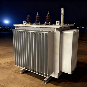 หม้อแปลงไฟฟ้าแรงสูงแบบจุ่มน้ำมัน ชนิดขดลวดทองแดงบริสุทธิ์ 110kv/220kv/350kv 100kva/200kva/400kva  1 เฟส/3 เฟส 50/60Hz รุ่น S11-M/S13-M, S11 - Product Image 1