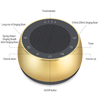 Cuenco de meditación tibetana, máquina de sonido B3, cuenco de canto, máquina de sonido, cuencos de canto para atención plena, alivio del estrés, temporizador y memoria