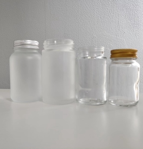 200 ml frosted 8oz straight sided glass jar