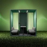 Cabine de réunion insonorisée, bureau individuel insonorisé, cabine de confidentialité insonorisée