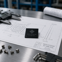 IC Memori EMMC Baru Asli BGA153 Chip 8GB 16GB 32GB 64GB 128GB EMMC 5.1 Flash Storage IC untuk Motherboard Mobile & Industri