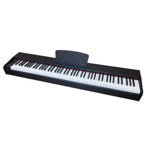 <span class=keywords><strong>Piano</strong></span> <span class=keywords><strong>électrique</strong></span> portable 88 touches à prix avantageux pour les débutants et les étudiants avec marteaux lestés - Product Image 1