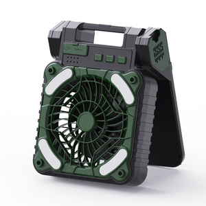 Chất Lượng Cao Ngoài Trời Ánh Sáng Quạt Đa Chức Năng Di Động Cắm Trại Năng Lượng Mặt Trời Có Thể Sạc Lại <span class=keywords><strong>Fan</strong></span> - Product Image 4