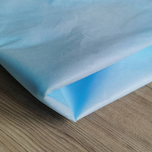 Coated <b>Blue</b> Protective Clothing <b>Roll</b> Sheet Customizable Size Weight Heating Process Safety Apparel - Product Image 3
