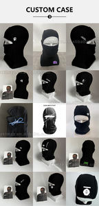 OEM Cross-Border scatola nera imballaggio passamontagna maschera facciale a prova di freddo per arrampicata berretto antivento per gli uomini donne festa appropriata - Product Image 5