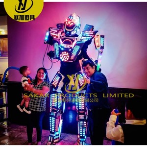 Nuevo Traje de Robot LED para Adultos, para Actuaciones en Escenarios y Salones de Baile, Conjuntos de Disfraces con Lentejuelas para Fiestas y Espectáculos - Product Image 4