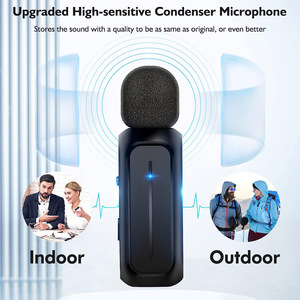 2023 Mới Lavalier USB Microphone Không Dây Bên Ngoài Ve Áo Phỏng Vấn Chơi Game Loa Với Phong Cách Tương Thích Với Điện Thoại Thông Minh - Product Image 3