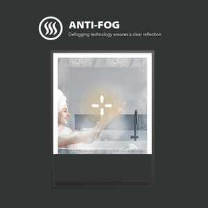 Fabricants <span class=keywords><strong>Rangement</strong></span> mural noir en continu Dimmable anti-buée éclairé Frontlit personnalisé Fer <span class=keywords><strong>Miroir</strong></span> <span class=keywords><strong>de</strong></span> <span class=keywords><strong>salle</strong></span> <span class=keywords><strong>de</strong></span> <span class=keywords><strong>bain</strong></span> led <span class=keywords><strong>avec</strong></span> étagère - Product Image 4