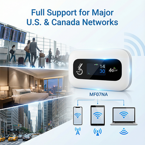 جهاز واي فاي محمول 4G بسعة 3000 مللي أمبير، نقطة اتصال واي فاي صغيرة محمولة بتقنية USB Type-C وWifi6، راوتر لاسلكي متنقل <span class=keywords><strong>3G</strong></span> LTE مع فتحة لبطاقة SIM - Product Image 4