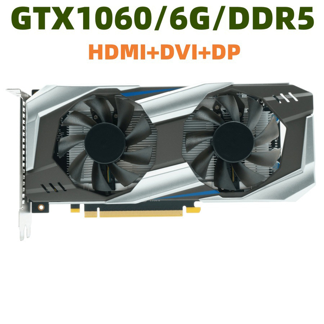 GTX 1060 6GB Graphics Card for Desktop PC Discrete, 4K High-Definition for Demanding Games