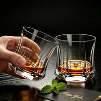 Ensemble cadeau de whisky personnalisé en gros avec logo, ensemble de carafe à whisky en cristal et 6 verres pour mariage et anniversaire