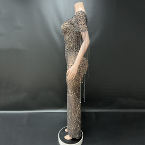 Novance Y2132-C Sites de vente en gros Robes de soirée élégantes de luxe pour galas, tenues à franges pour anniversaires, robes de club sexy et de fantaisie - Product Image 4