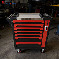 Chariot à outils en métal de haute qualité pour atelier et garage avec poignée