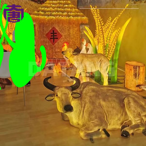 Decoración LED con Motivo de Búfalo para Exteriores, Navidad, Festivales, Parques, Calles, Centros Comerciales - IP65 para un Ambiente Festivo - Product Image 6