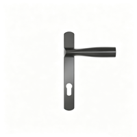 Portes à battants en aluminium certifiées NFRC américaines, étanches, à double vitrage Low-E, ouverture vers l'intérieur ou vers l'extérieur