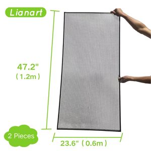 Sanxing SX-8106 Perforated Metal Sheet 23.6x47.2 in Black 4mm Round Hole Laser Cut Steel <b>Window</b> <b>Screen</b> - Product Image 2