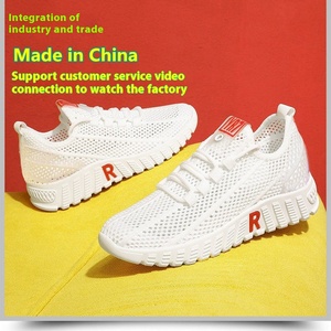 Chaussures tendance à prix abordable – Baskets plates blanches confortables et respirantes en maille <span class=keywords><strong>pour</strong></span> <span class=keywords><strong>femme</strong></span>, idéales <span class=keywords><strong>pour</strong></span> l'été - Product Image 2