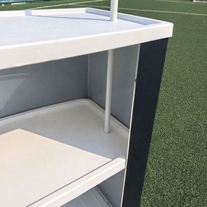 Comptoir promotionnel en aluminium pour salon professionnel, facile à installer, personnalisable, pour le marketing - Product Image 4