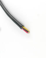 Cable Industrial de Cobre Estañado Trenzado Tipo 758 de 24 AWG, 300V, Resistente al Calor, Retardante de Llama, Aislamiento de PVC, Multifilar, Flexible