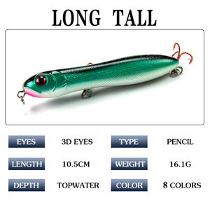 Poisson-chat 105mm 16g hochet Topwater <span class=keywords><strong>leurre</strong></span> tête de serpent plate-forme prise de pêche appât flottant ABS plastique <span class=keywords><strong>pas</strong></span> <span class=keywords><strong>cher</strong></span> bar leurres de pêche - Product Image 2