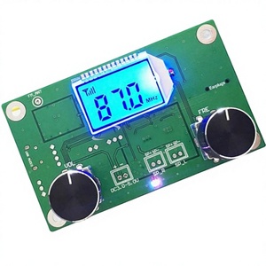 <strong>FM</strong> Radio <strong>Receiver</strong> Module Frequency Modulation Stereo Receiving <strong>PCB</strong> <strong>Circuit</strong> Board With Silencing LCD Display 3-5V LCD Module - Product Image 1
