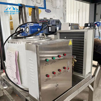 Machine à glaçons industrielle de 1000 kg pour la transformation des produits de la mer, le refroidissement de la viande et la fabrication alimentaire
