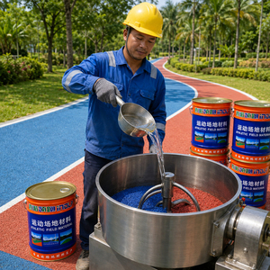 Adhésif polyuréthane perméable à l'eau INOLP, norme internationale, à base d'eau, pour revêtements de sol en pierre, allées et aires de jeux - Product Image 1