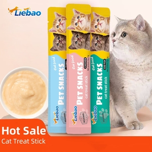 Nuevo listado, diseño de embalaje en inglés, alto contenido de carne, comida para mascotas, nutrición integral, 15 g/pc, a granel, Liebao, aperitivos para mascotas, golosinas para gatos - Product Image 3