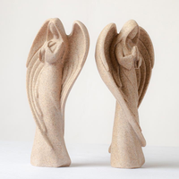 Sculpture d'ange en résine pour adulte, décoration d'intérieur, ornements pour anniversaire, remise de diplôme, baptême, Diwali et Pâques, design Art Déco