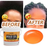 Gel de Tresses Professionnel à Séchage Rapide pour Salon, Gel de Fixation Extrême pour Twists, Tresses, Wave Edge, Cornrows et Locs, 56 oz
