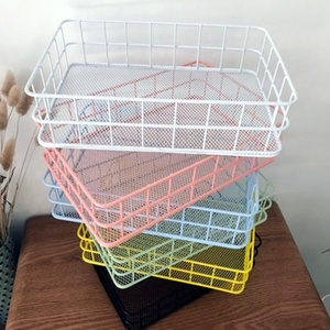 2023 Hot Wholesale Light Green Powder Coated Eco-Friendly Counter Metal <strong>Wire</strong> <strong>Basket</strong> for Kitchen Use - Product Image 6