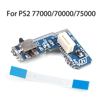 Carte de commutation de réinitialisation de mise sous tension avec câble ruban flexible 8 broches pour PS2 SCPH 70000 90000