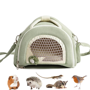 Bolsa de Transporte para Mascotas de Tela al por Mayor, Diseño Transpirable para Exteriores, Cierre con Botón a Presión, Forma de Túnel, para Cobayas, Pájaros, Hámsters, Conejos - Product Image 5