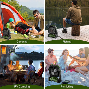 <b>Outdoor</b> Camping <b>Table</b> Fan Portable Rechargeable Fan With250mL Water Tank, RGB Lights USB Rechargeable for <b>Outdoor</b> Use - Product Image 3