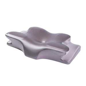 Almohada <span class=keywords><strong>cervical</strong></span> ergonómica de espuma viscoelástica de rebote lento con logotipo personalizado, ortopédica, terapéutica, médica, para dormir de lado, con forma de mariposa. - Product Image 6