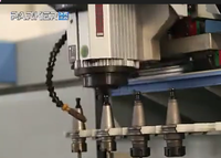 Centro de Mecanizado CNC de Alta Precisión PARKER de 4 Ejes para Perforación y Fresado de PVC/UPVC/Aluminio, Máquina Motorizada para Fabricación de Ventanas