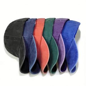 Casquette de baseball vintage en coton, non structurée, à profil bas, style Dad Hat, avec logo personnalisé, sangle réglable, pour la vente en gros - Product Image 3