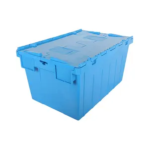 Grande embalagem de armazenamento caixa de plástico empilhável crate e recipiente