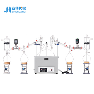 Equipo de laboratorio de <span class=keywords><strong>vidrio</strong></span> Kit de sistema de destilación al vacío 2L 5L 10L 20L Destilación de ruta corta - Product Image 2