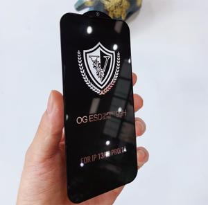 OG ESD Full Glue Protector de pantalla de teléfono móvil para <span class=keywords><strong>Iphone</strong></span> 13 <span class=keywords><strong>12</strong></span> 14 <span class=keywords><strong>Pro</strong></span> <span class=keywords><strong>Max</strong></span> 9h 6d 2.5d Hd vidrio templado para <span class=keywords><strong>Iphone</strong></span> 15 <span class=keywords><strong>pro</strong></span> <span class=keywords><strong>Max</strong></span> - Product Image 1