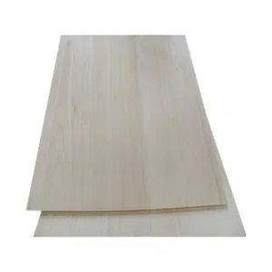 Wholesale Price Paulownia Wood Plank 2mm Timber Wood Panels Paulownia Wood Sale