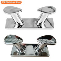 Borne d'amarrage cruciforme simple ou double en acier inoxydable de qualité marine pour quai de port, yacht et bateau, fournisseur chinois