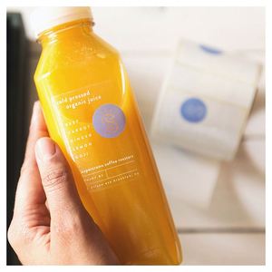 Supercrown Coffee Roasters, Envase Rectangular de PET Ecológico Autoadhesivo para Bebidas, Etiqueta para Jugo Orgánico Prensado en Frío - Product Image 1