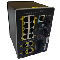 IE-2000-8TC-G-B IE2000 8FE+2GE Combo LAN Base Wide Temperature Switch Pemasangan Rel DIN
